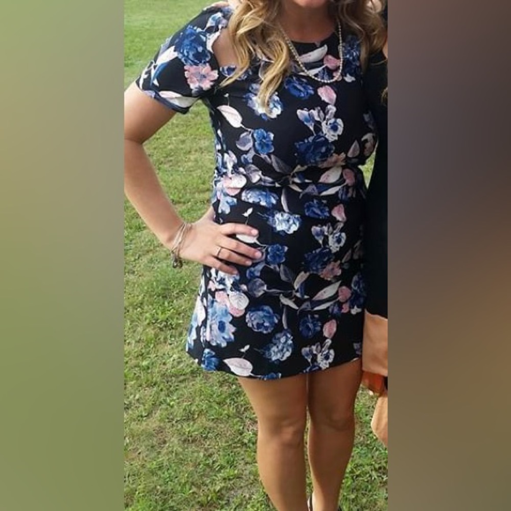Girls on Film Floral Dress